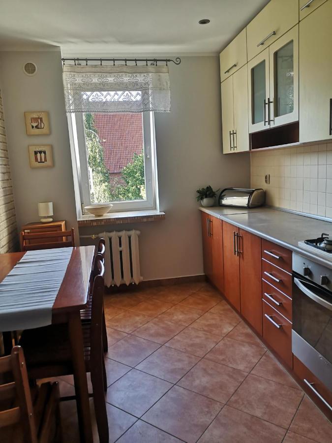 Legata Apartment Ostroda Bagian luar foto
